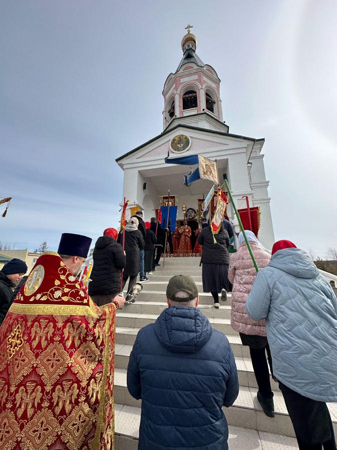 Храм на закате